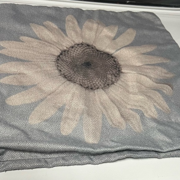 EUC 🌻 2 Sunflower Pillow Covers 18 X 18 - Picture 2 of 3